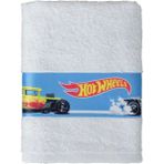 Lisanslı Hot Wheels Yüz Havlusu 50X70 cm - 50 x 70 cm - Beyaz - Kırmızı - Sarı