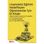 Lisansüstü Eğitimi Hedefleyen Öğretmenler İçin El Kitabı - Pegem Yayınları