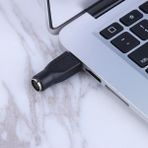 Liscop 2 Adet Ps2 Erkek USB Dişi Adaptör Konnektörü USB Klavye Fare Fareler Tak Dönüştürücü Bilgisayar Pc Için Klavye Fare Aksesuarları (Yurt Dışından) - Siyah - 1 m
