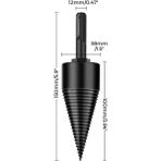 Liscop Srıwen 2020 38MM Matkap Ucu Doğrama Ahşap Yarma Aracı Koni Kütük Ayırıcılar Ahşap Kırma Makinesi Ahşap Kırıcı Yakacak Odun Kıyıcı (Yurt Dışından)