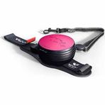 Lishinu Pembe Large 13-40 kg Bungee Akıllı Köpek Gezdirme Tasması