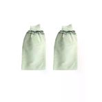 Lisinya 2 Adet Beyaz Banyo Hamam Kesesi Lastikli 25X17 Cm TYBI7PQXX6LXYDZG34