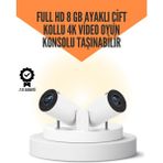 Lisinya 4K Projeksiyon Çift Kollu 10.000 Oyun Destekli Hdmı, Usb, Aux, Ethernet Yok Alp Yeşili Taşınabilir Cihaz