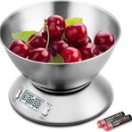 Lisinya LCD Ekran Elektronik Dijital Mutfak Terazisi Inox Hassas Mutfak Tartısı