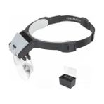 Lisinya - Lens Takmalı 5 Lenslı , LED Lambalı Şapka Tip Büyüteç ( Lisinya )