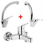 Lisinya Mix Banyo Bataryası Lavabo - Evye 3 Lü Avantajlı Set