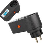 Lisinya PM-16620 10 Amper - 2500 Watt Tekli Siyah Oval Kasa Termal Akım Korumalı Priz ( Lisinya )