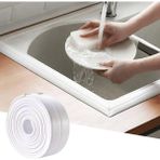 Lisinya Su Sızdırmaz Banyo Mutfak Lavabo Küvet Izolasyon Şerit Bant,lavabo Kenar Bandı 3.2 mt x 38 mm