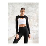 lismina Siyah Spor Bolero ( Sadece uzun kol bolero, altındaki bra dahil değildir. )
