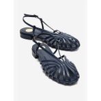 LISS Lacivert Cilt Kadın Sandalet