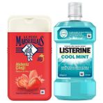 Listerine 250ml Hafif Nane le Petit Marseillais 250ml Akdeniz Çileği duş jeli