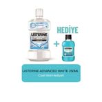 Listerine Advance White Hafif Tat 250 ml + Cool Mint Hediye