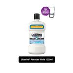 Listerine Advanced White 1000 ml Ağız Bakım Suyu Bardak Hediyeli