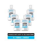 Listerine Advanced White Ağız Bakım Suyu 1000 ml x6