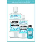 Listerine Advanced White Hafif Tat Alkolsüz Ağız Bakım Suyu 500 ml + 250 ml Mini Cool Mint Hediye
