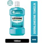 Listerine Ağız Bakım Suyu 1 L Cool Mint Ferah Nefes Plak ve Tartar Karşıtı Antibakteriyel