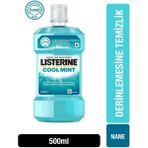 Listerine Ağız Bakım Suyu 500 ml Cool Mint Plak Azaltıcı Gün Boyu Ferah Nefes ve Sağlıklı Ağız