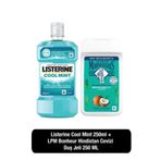 Listerine Cool Mint 250 ml + Le Petit Marseillais Bonheur Hindistan Cevizi Duş Jeli 250 ml