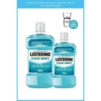 Listerine Cool Mint Ağız Bakım Suyu 500+250 ml Cam Bardak Hediyeli Ferah Nefes ve Uzun Süre Etki - 1 Adet