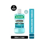 Listerine Cool Mint Hafif Tat Alkolsüz Ağız Bakım Suyu 500ml X 3
