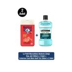 Listerine Coolmint Hafif Tat 250 ML Ağız Bakım Suyu+ LPM Akdeniz Çileği Banyo ve Duş Jeli 250 ML x2