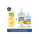 Listerine Le Petit Marseillais Vanilya Sütü Duş Jeli X2 + Advanced White Hafif Tat Ağız Bakım Suyu