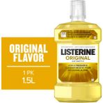 Listerine Orıgınal Ağız Gargarası 1.5 Litre Antibakteriyel Etki ve Ferah Koku ile Ağız Hijyeni
