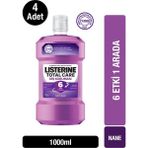 Listerine Total Care 1000 ml x 4 Adet Ağız Gargarası Hafif Nane Ferahlatıcı Etki