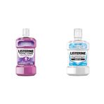 Listerine Total Care Diş Koruması Ağız Bakım Suyu 500 ml ve Listerine, Advanced White Ağız Bakım Ürünü, Zorlu Lekeleri Giderir, Hafif Tat, Sıfır Alkol, Name Aromalı, 1000ml