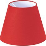 Lit Dizayn Abajur Başlık Kırmızı Konik Şapka 25X15X20 cm Dekoratif Özel Yüksek Kalite Kumaş