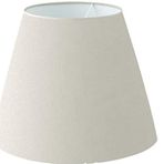 Lit Dizayn Abajur Başlık Krem Konik Şapka 25X15X20 cm Dekoratif Özel Yüksek Kalite Kumaş