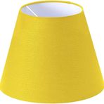 Lit Dizayn Abajur Başlık Sarı Konik Şapka 25X15X20 cm Dekoratif Özel Yüksek Kalite Kumaş
