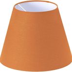 Lit Dizayn Abajur Başlık Turuncu Konik Şapka 25X15X20 cm Dekoratif Özel Yüksek Kalite Kumaş