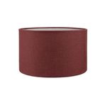 Lit Dizayn Lambader Başlık Bordo Silindir Yuvarlak Şapka 38X38X22 cm Dekoratif Özel Yüksek Kalite Kumaş