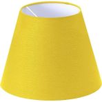 Lit Dizayn Lambader Başlık Sarı Konik Şapka 38X30X22 cm Dekoratif Özel Yüksek Kalite Kumaş