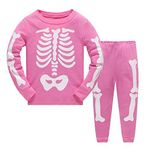 LitBud bebek kız Unicorn noel pijama pijama 2 adet uzun kollu üstleri+pantolon setleri yürümeye başlayan çocuk boyutu 1-2 yıl 2T şükran günü hediyesi