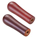 LitKiwi 2 Adet Bira Musluk Kolu, Premium Ahşap Musluk Rustik Siyah ve Kahverengi Klasik Stil Kolu, Çoğu Standart Amerikan Taslak Bira Musluğu, Homebrew, Kegerators ve Barlar için 3/8 ''-16 İplik