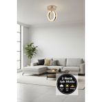 Litra Lighting Aurea Model Gold Plafonyer 3 Renk Modu Ledli Modern Salon Mutfak Çocuk Odası LED Avize - 1
