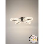 Litra Lighting Damla Model 4"lü Gümüş 3 Renk Modu Ledli Modern Tavana Sıfır Salon Mutfak Yatak Odası LED Avize