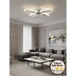 Litra Lighting Eclipse Model 4"lü Gümüş 3 Renk Modu Ledli Modern Tavana Sıfır Salon Mutfak Yatak Odası LED Avize