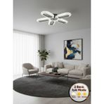 Litra Lighting Eclipse Model 5"li Gümüş 3 Renk Modu Ledli Modern Tavana Sıfır Salon Mutfak Yatak Odası LED Avize
