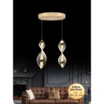Litra Lighting Nuvola Model 2"li Gold 3 Renk Modu Modern Ledli Salon Mutfak Oturma Yatak Odası LED Avize