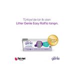 Litter Genie Easy Roll Kedi Kumu Çöp Kovası 6 aylık kullanım Yedek Poşeti Maksimum Koku Kontrolü