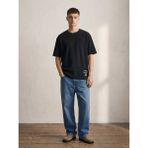 Little Big Ltb Yozora Etek Ucu Nakış Sloganlı Relaxed Erkek T-Shırt - Lacivert - XL