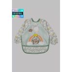 Little Boy Tavşan Desenli Uzun Kollu Unisex Bebek Mama Önlüğü (Sıvı Gecirmez) 0-2 Yaş - Standart - Renkli