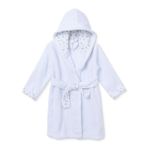 Little Dreams Kız Bebek Bornoz Bağcıklı Long Sleeve Patiksiz - Beyaz