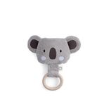 Little Gusto Ahşap Saplı Diş Kaşıyıcı ve Gri Çıngırak Koala