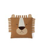 Little Gusto Aslan Figürlü Organik Pamuk Bebek Odası Yastık 40 X 40 Cm