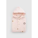 Little Gusto Organik Pamuk Müslin Plaj Panço Havlu Pembe