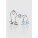 Little Gusto Silikon Eğitici Mama Sandalyesi Oyuncağı Mavi